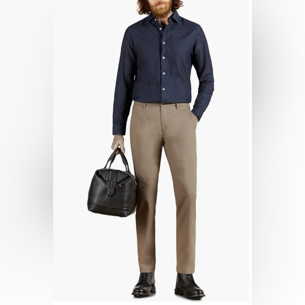 Ted Baker London Men's Beige Retinol Chinos Size 30R